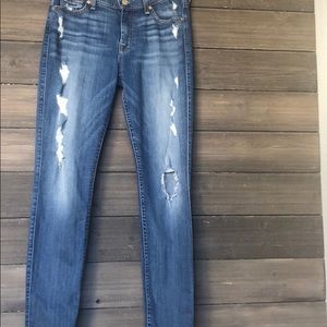 7 For All Mankind 7FAM Skinny Distressed Jean 28